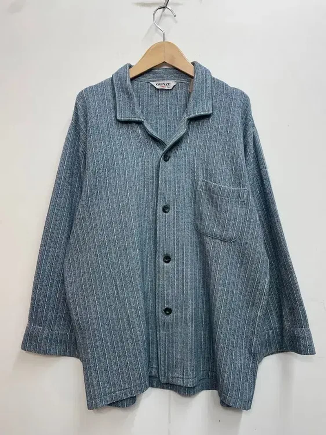 jpn 라지 스트라이프 오버핏 셔츠 남방 상품이미지2