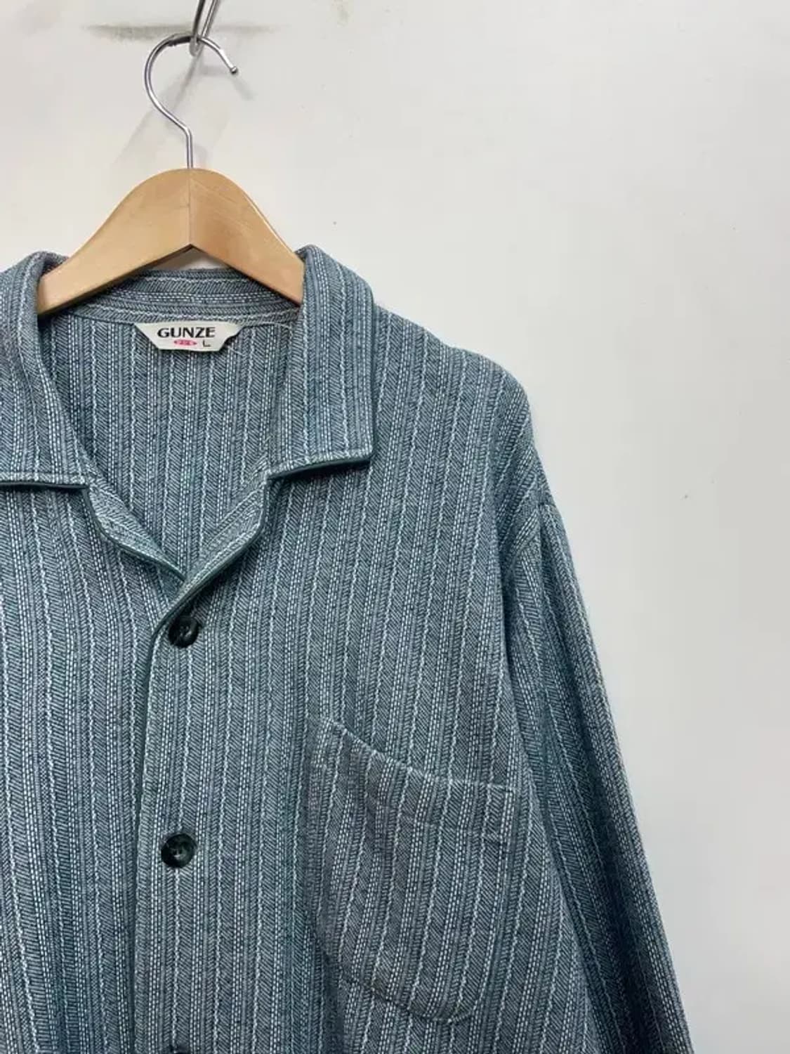 jpn 라지 스트라이프 오버핏 셔츠 남방 상품이미지4