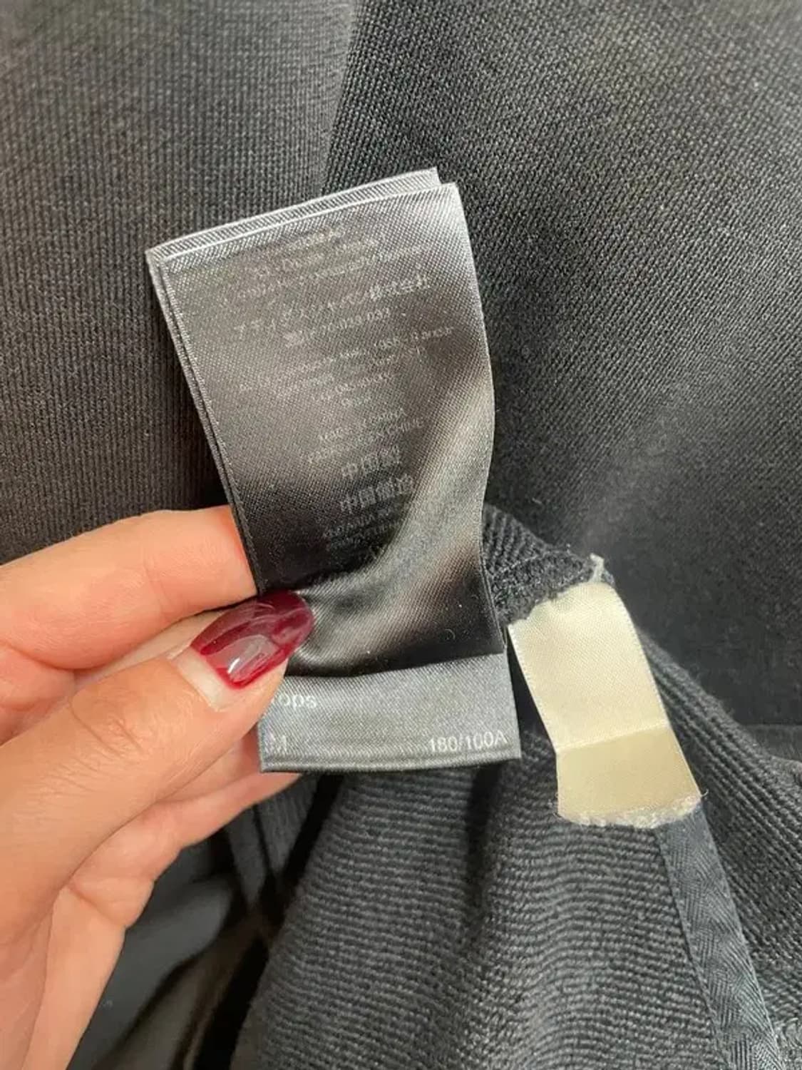 미디움 아디다스 y3 블랙 오버핏 맨투맨 티셔츠 상품이미지6