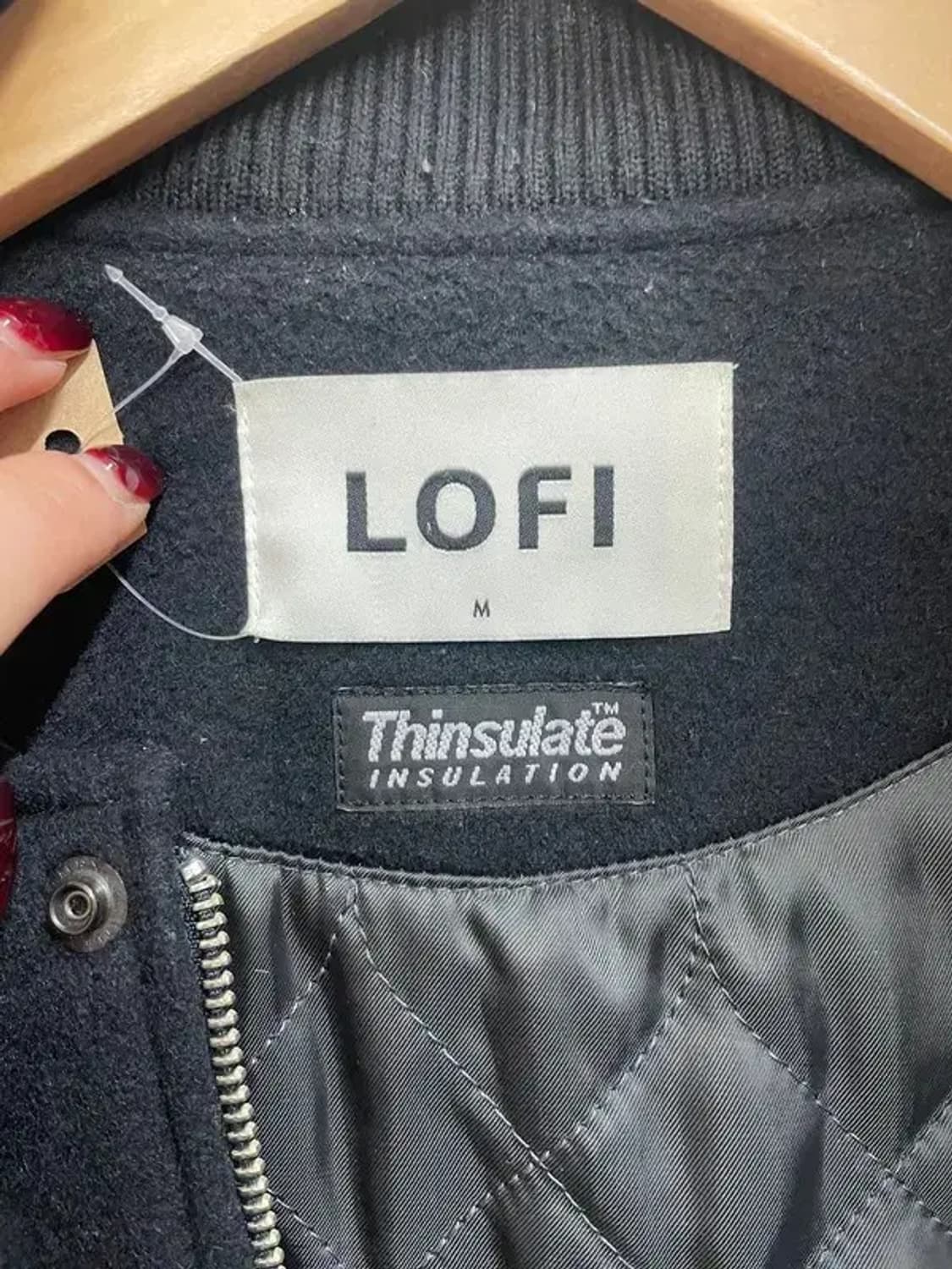 미디움 LOFI 신슐레이트 양가죽 바시티 자켓 상품이미지5