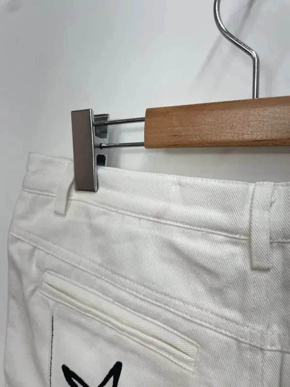 1 own 오운 워싱 페인트 포인트 크림진 상품이미지10