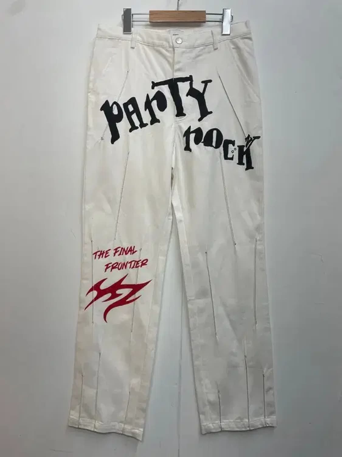 1 own 오운 워싱 페인트 포인트 크림진 상품이미지2