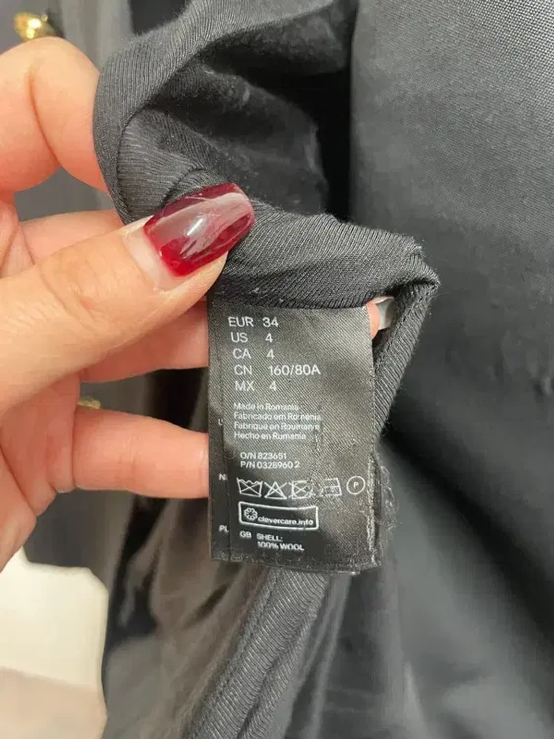 발망 h&M 콜라보 금장 더블 블레이저 마이 상품이미지7