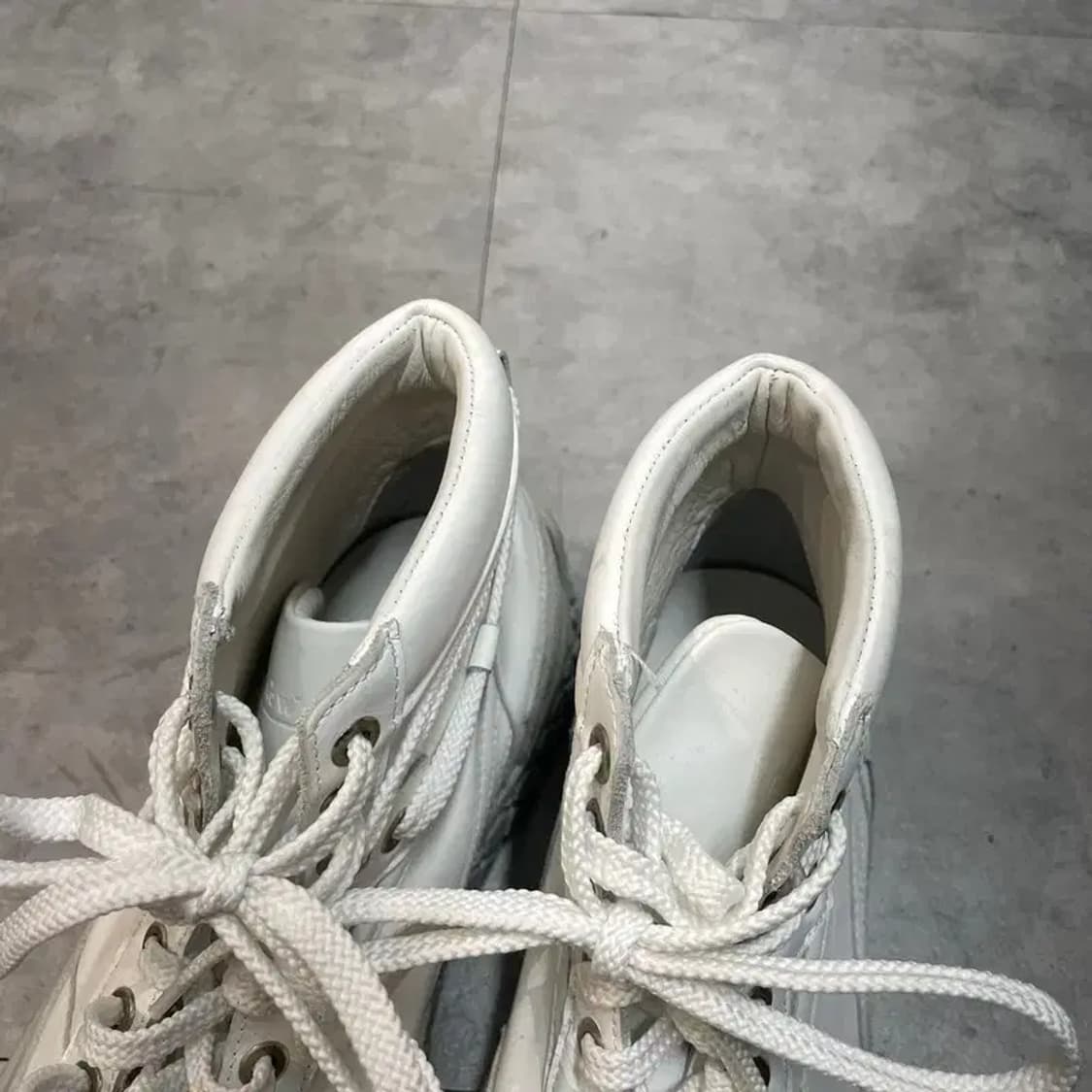 41 어콜드월 화이트 그래뉼라이트 하이 스니커즈 상품이미지3