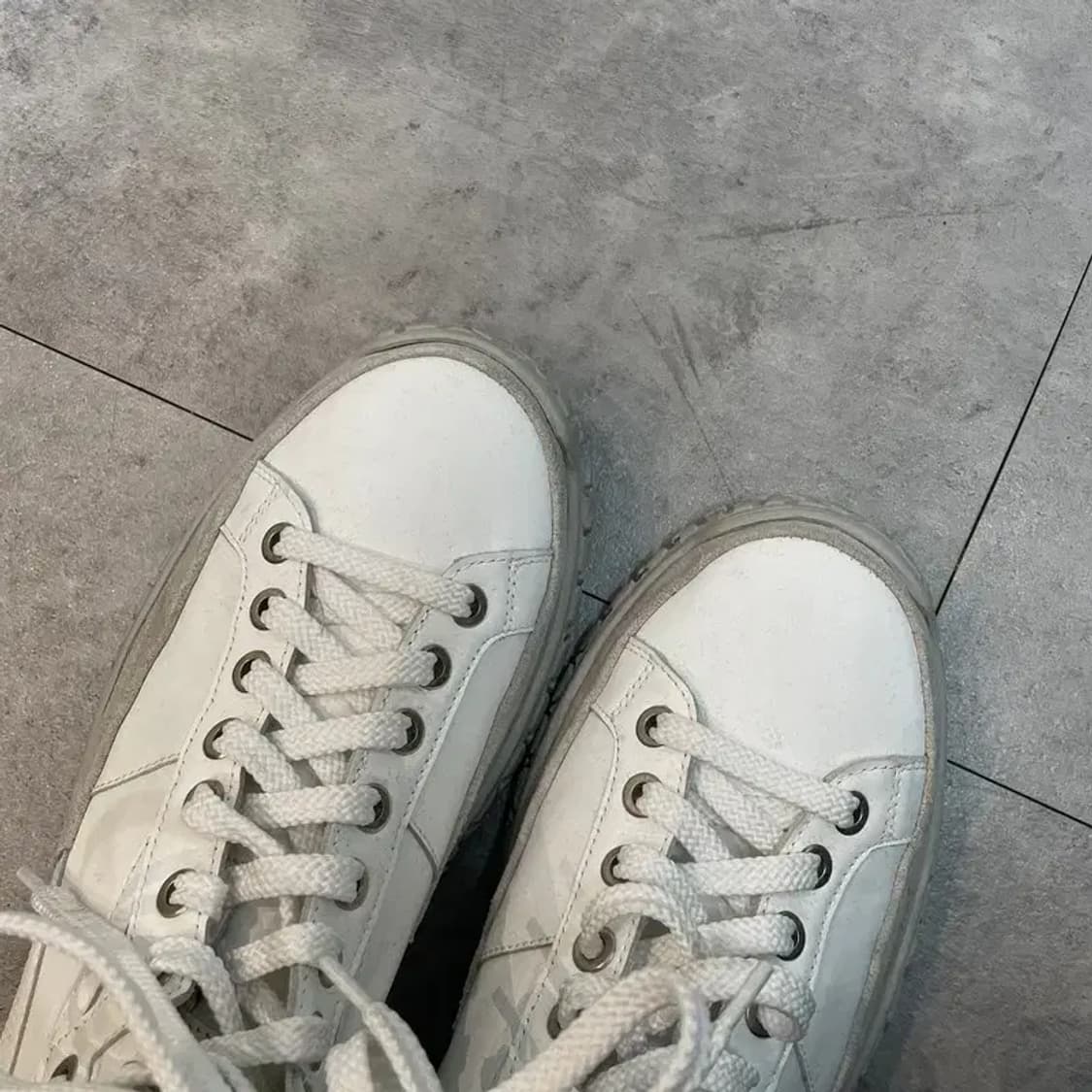 41 어콜드월 화이트 그래뉼라이트 하이 스니커즈 상품이미지7