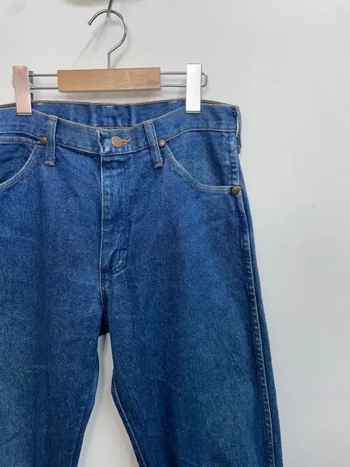 90s usa 랭글러 13MWZ 카우보이 컷 데님 팬츠 상품이미지4