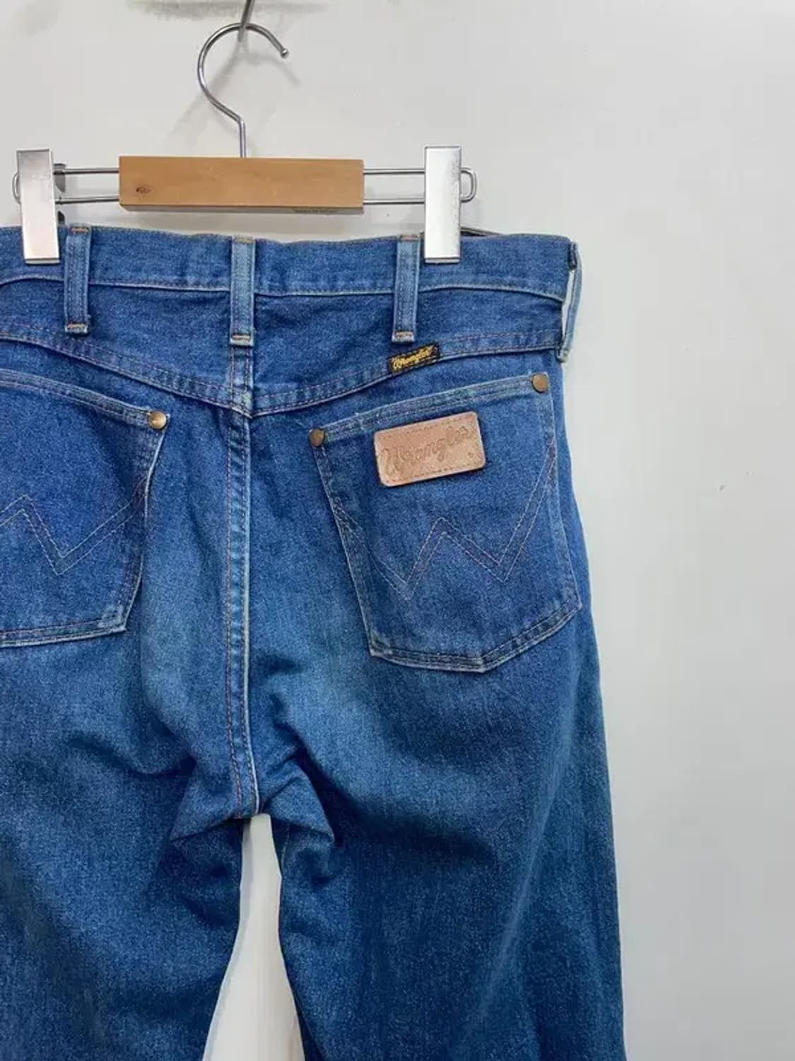 90s usa 랭글러 13MWZ 카우보이 컷 데님 팬츠 상품이미지9