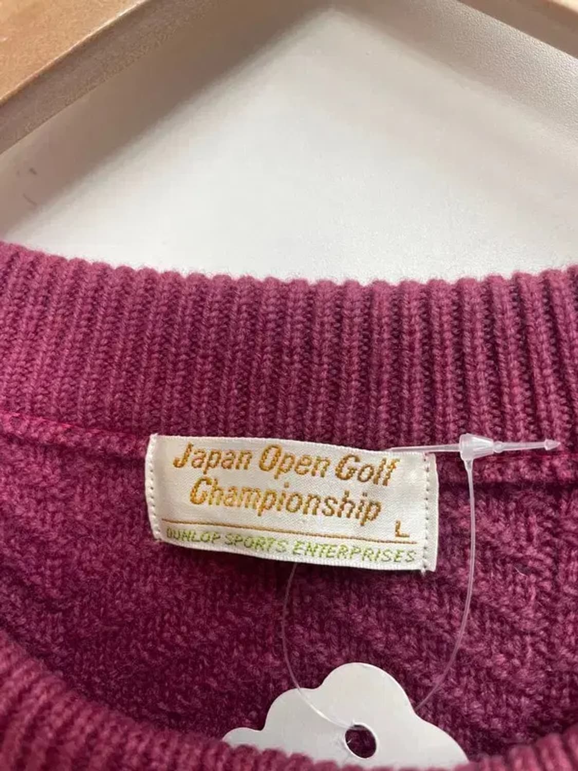 라지 jpn 일본 빈티지 레터링 로고 니트 스웨터 상품이미지5