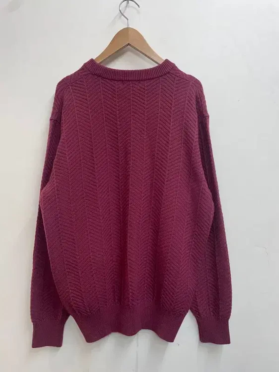 라지 jpn 일본 빈티지 레터링 로고 니트 스웨터 상품이미지7