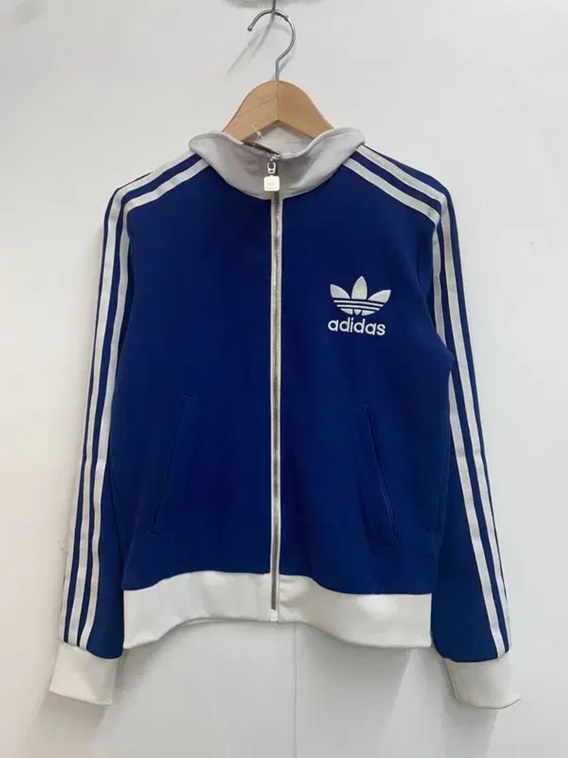 XS 아디다스 오리지널 베켄바우어 여성 트랙탑 져지 다크 블루 상품이미지2