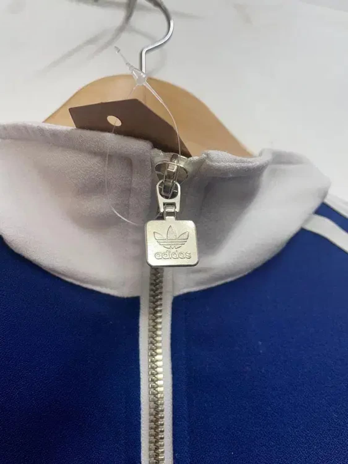 XS 아디다스 오리지널 베켄바우어 여성 트랙탑 져지 다크 블루 상품이미지5