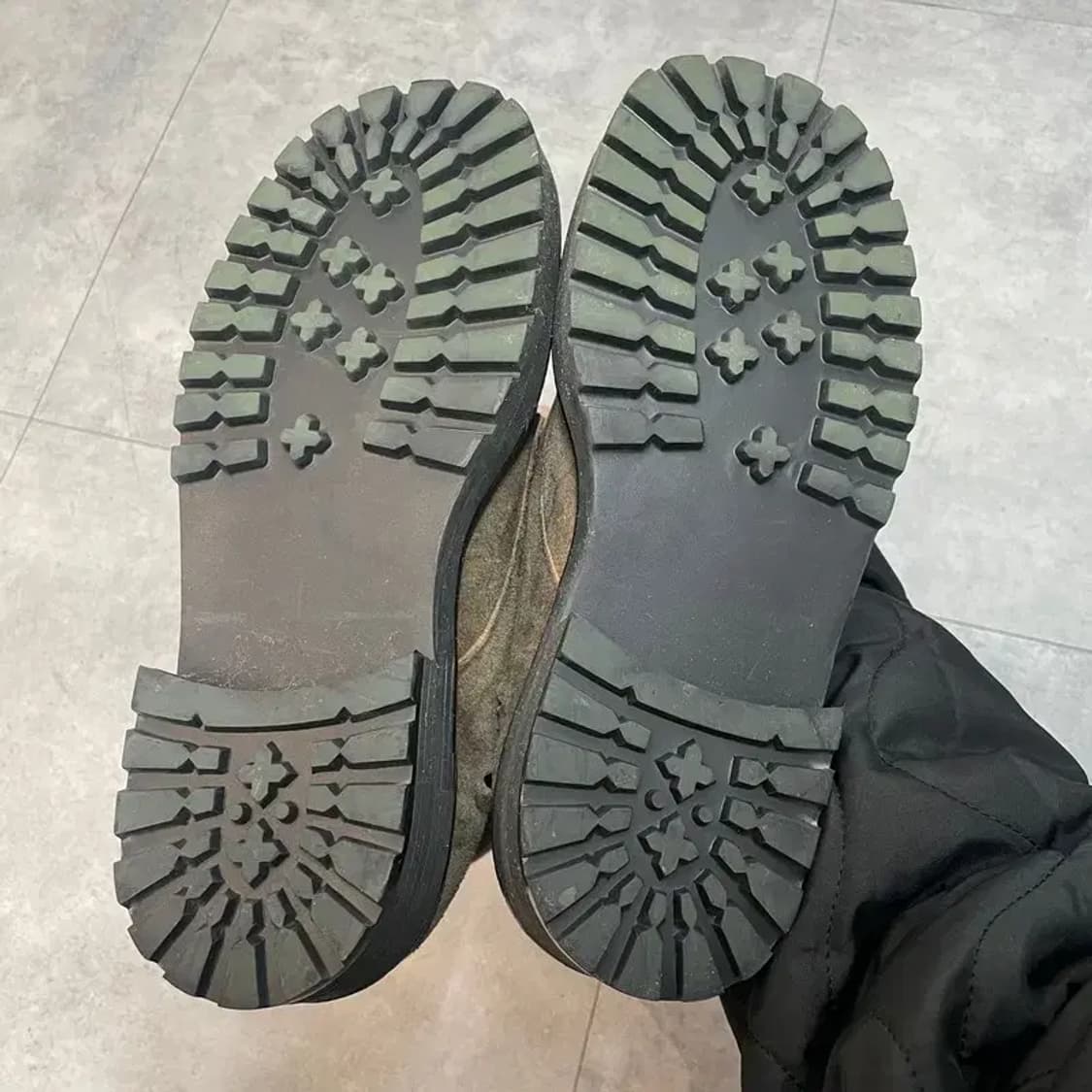 260 디블랙  스웨이드 레이스업 앵클 부츠 브라운 상품이미지9