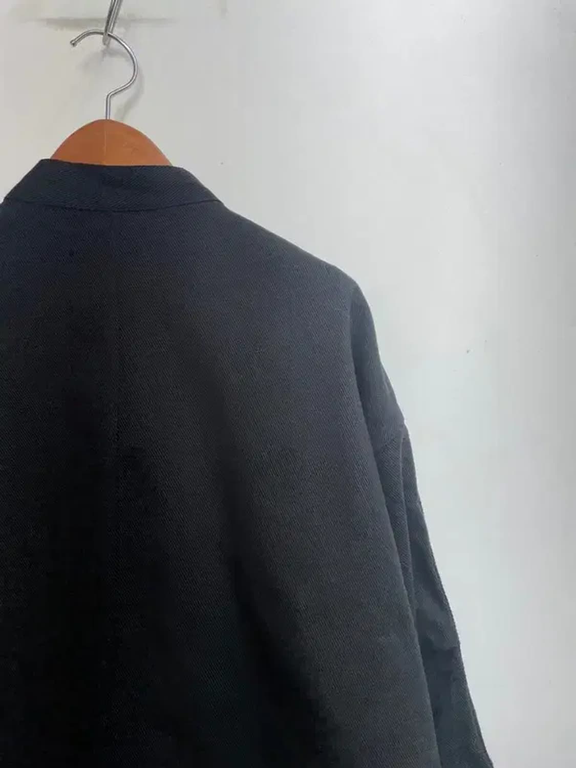 스몰 플라스틱프로덕트 코튼 바이커 자켓 블랙 상품이미지10