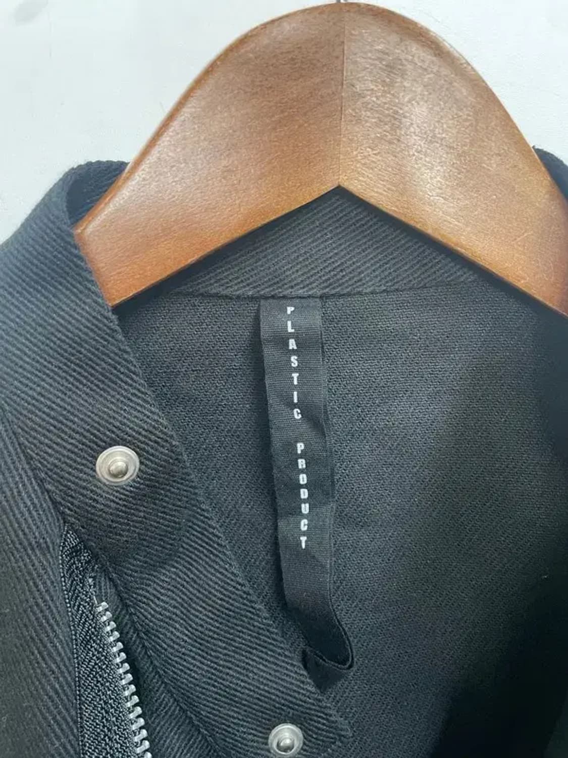 스몰 플라스틱프로덕트 코튼 바이커 자켓 블랙 상품이미지5