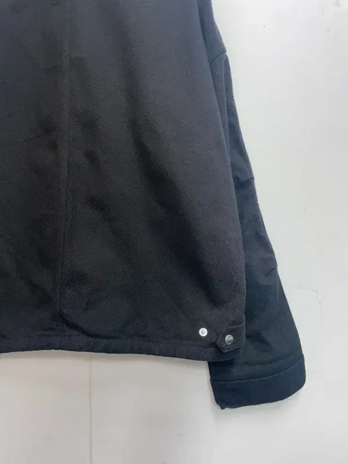 스몰 플라스틱프로덕트 코튼 바이커 자켓 블랙 상품이미지9