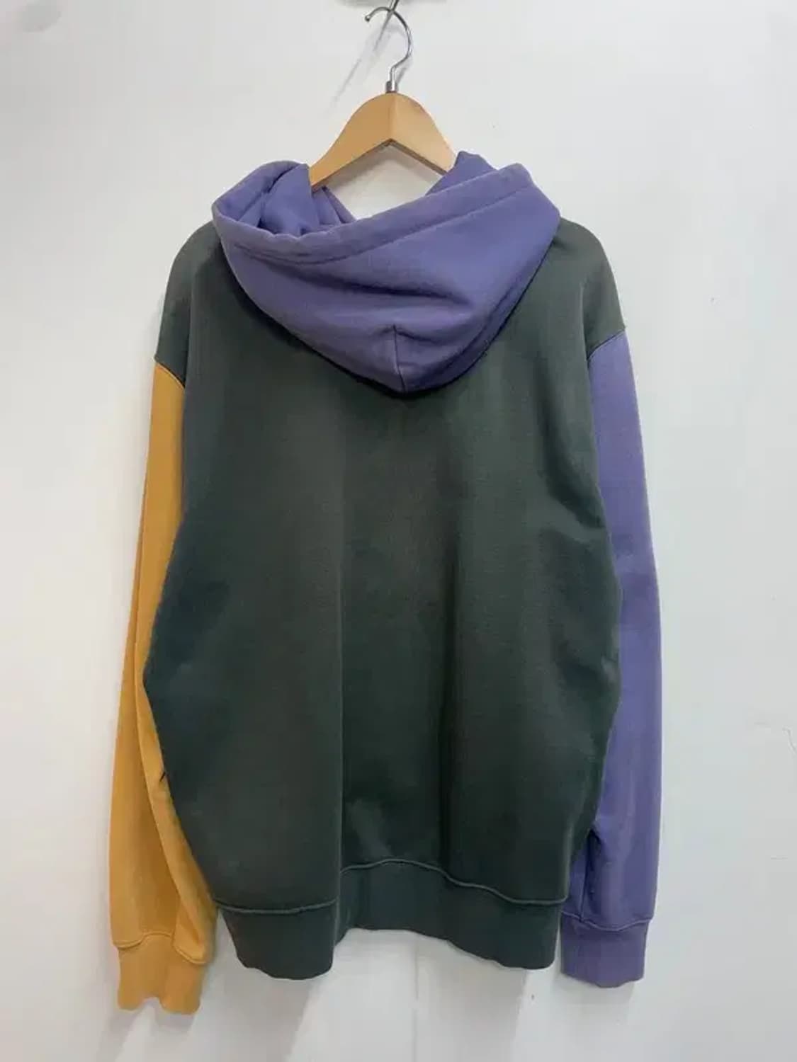 라지 칼하트 WIP 오버핏 배색 후드 티셔츠 상품이미지7