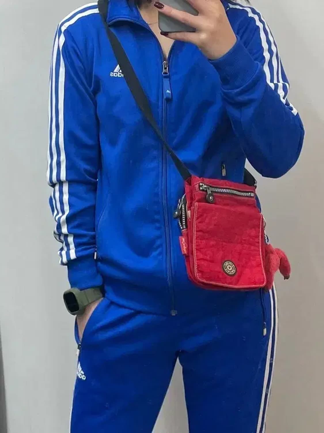 os 키플링 레드 여성 미니 크로스백 가방 상품이미지1