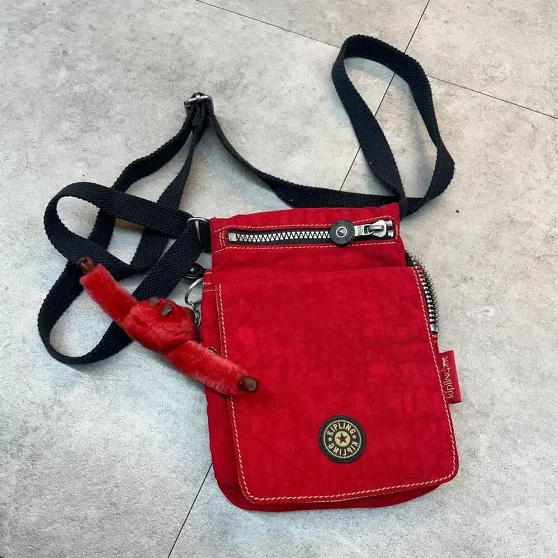 os 키플링 레드 여성 미니 크로스백 가방 상품이미지2