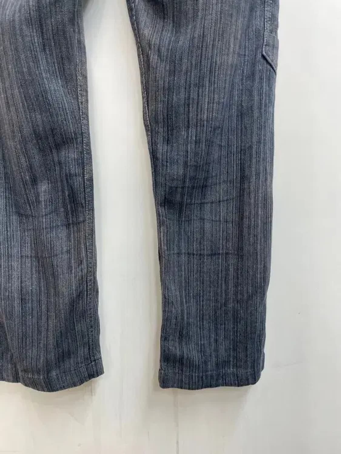 32 jpn 워싱 포켓 오일진 데님 팬츠 슬림핏 상품이미지7