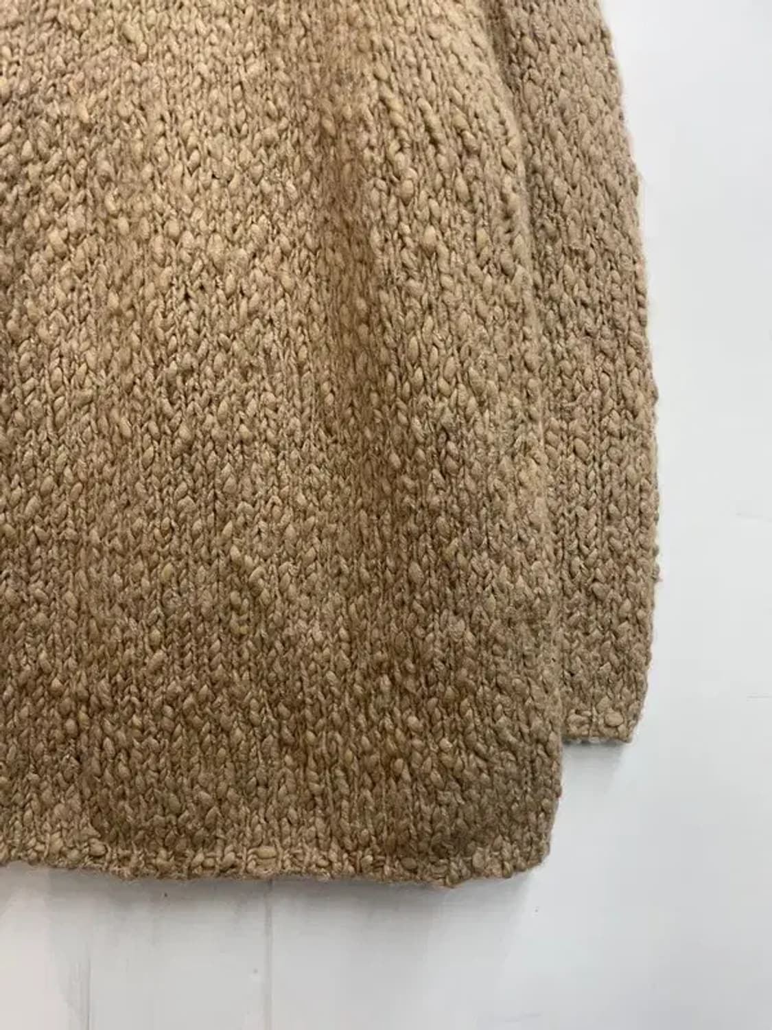 프리 FRAY I.D 오버핏 여자 부클 하이넥 니트 스웨터 상품이미지8