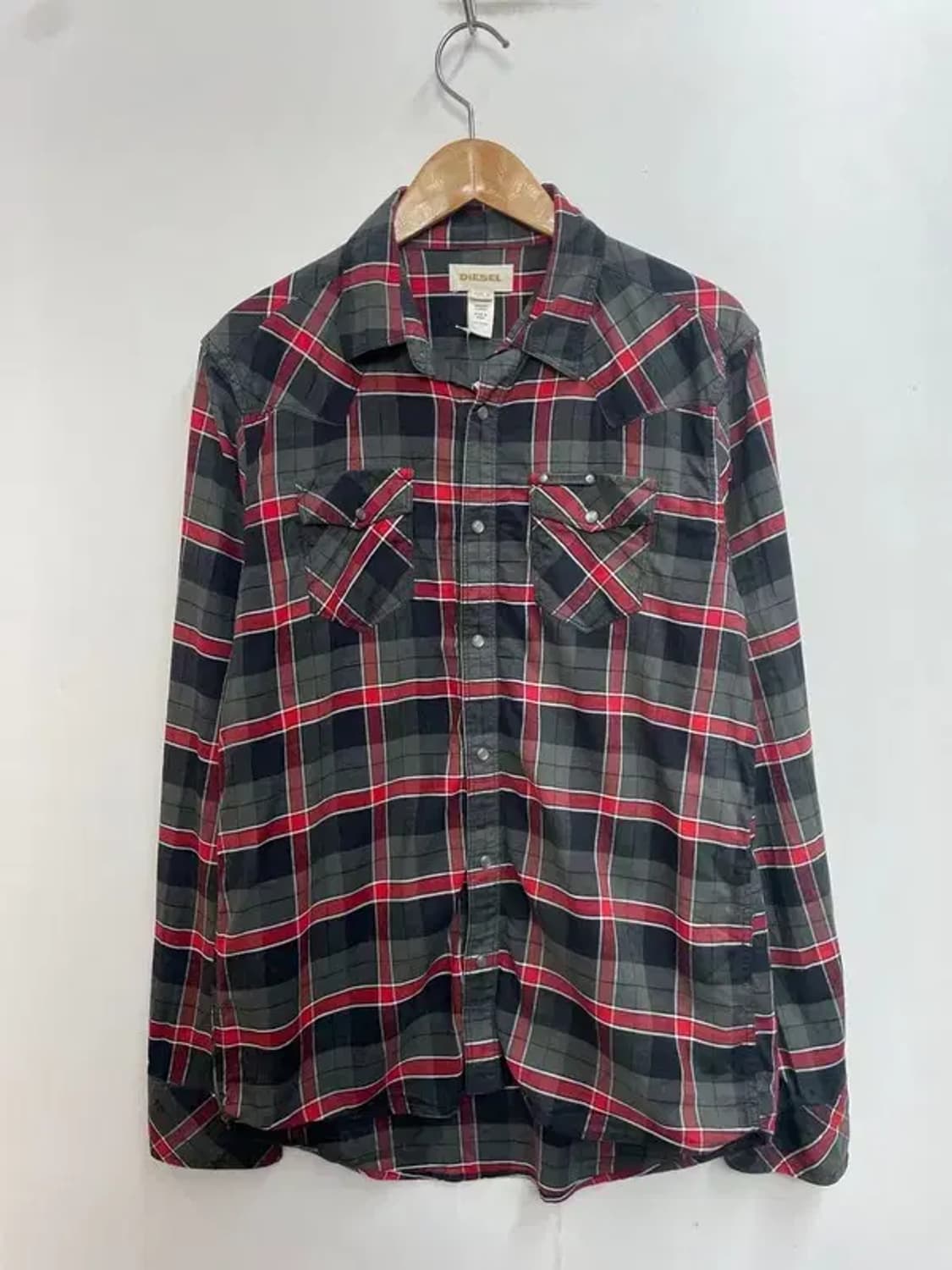 미디움 디젤 포켓 웨스턴 체크 셔츠 상품이미지2