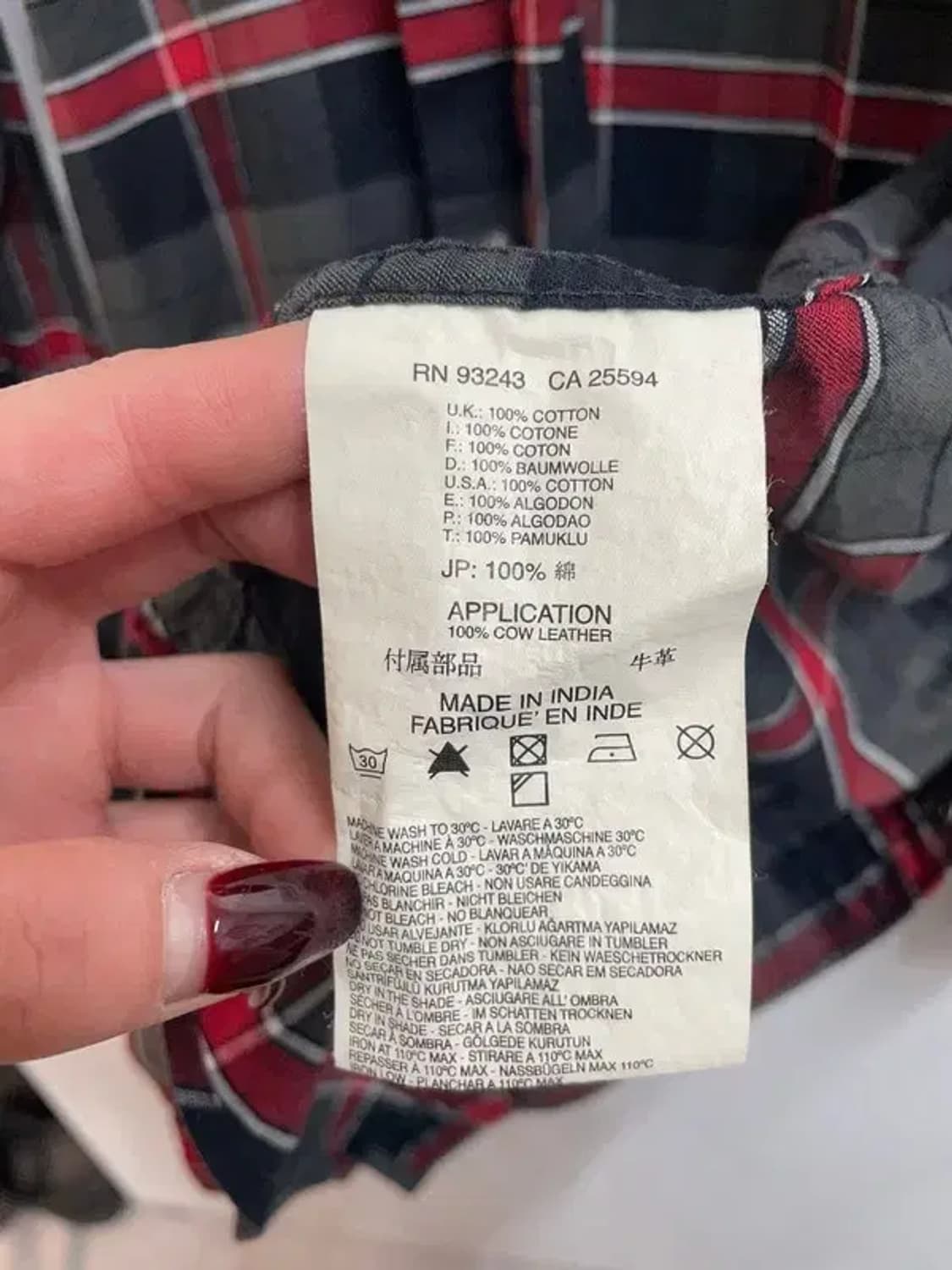 미디움 디젤 포켓 웨스턴 체크 셔츠 상품이미지7