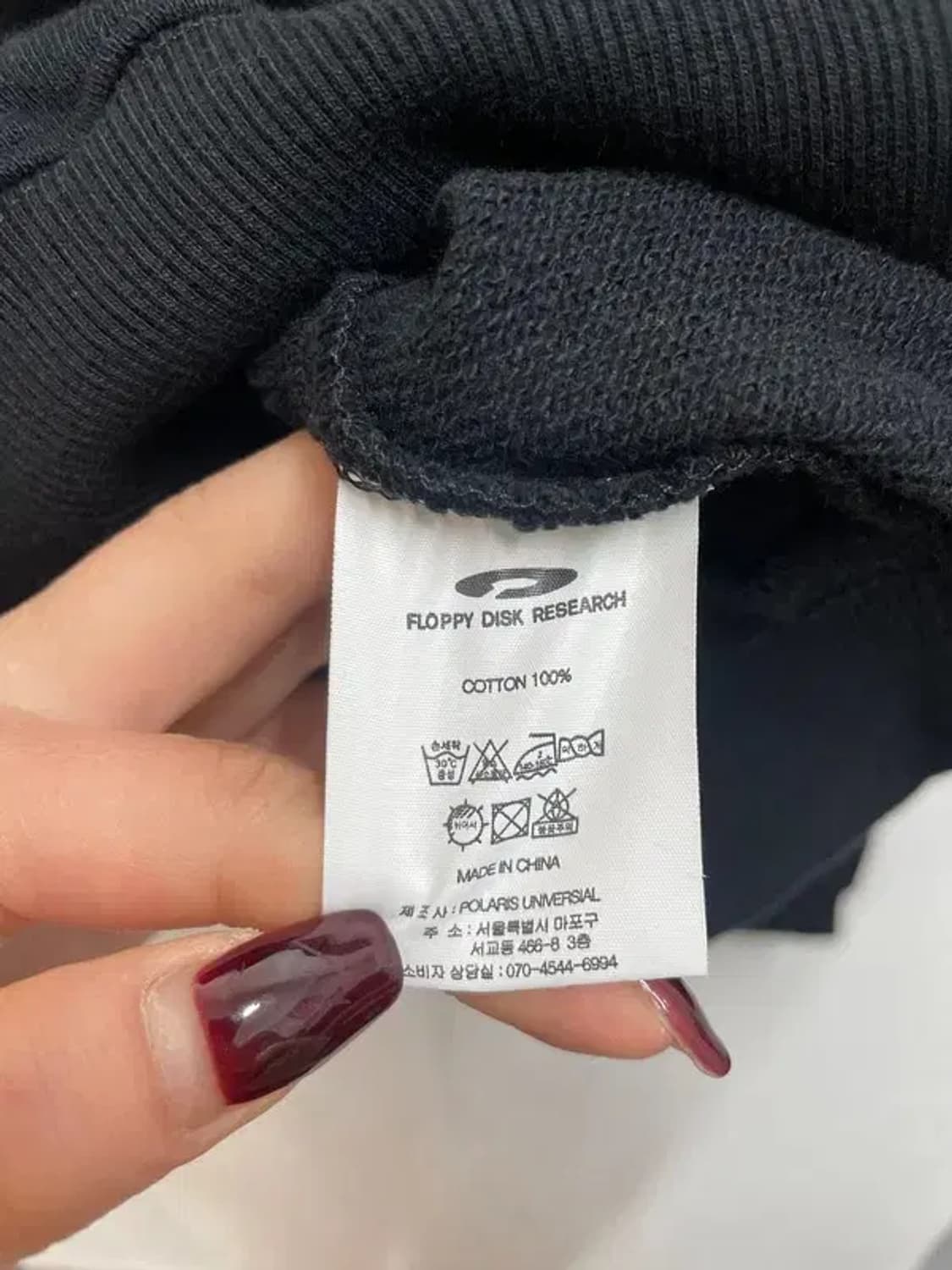 스몰 미사용 에프디알 패턴오버핏 후드 후디 블랙 상품이미지6