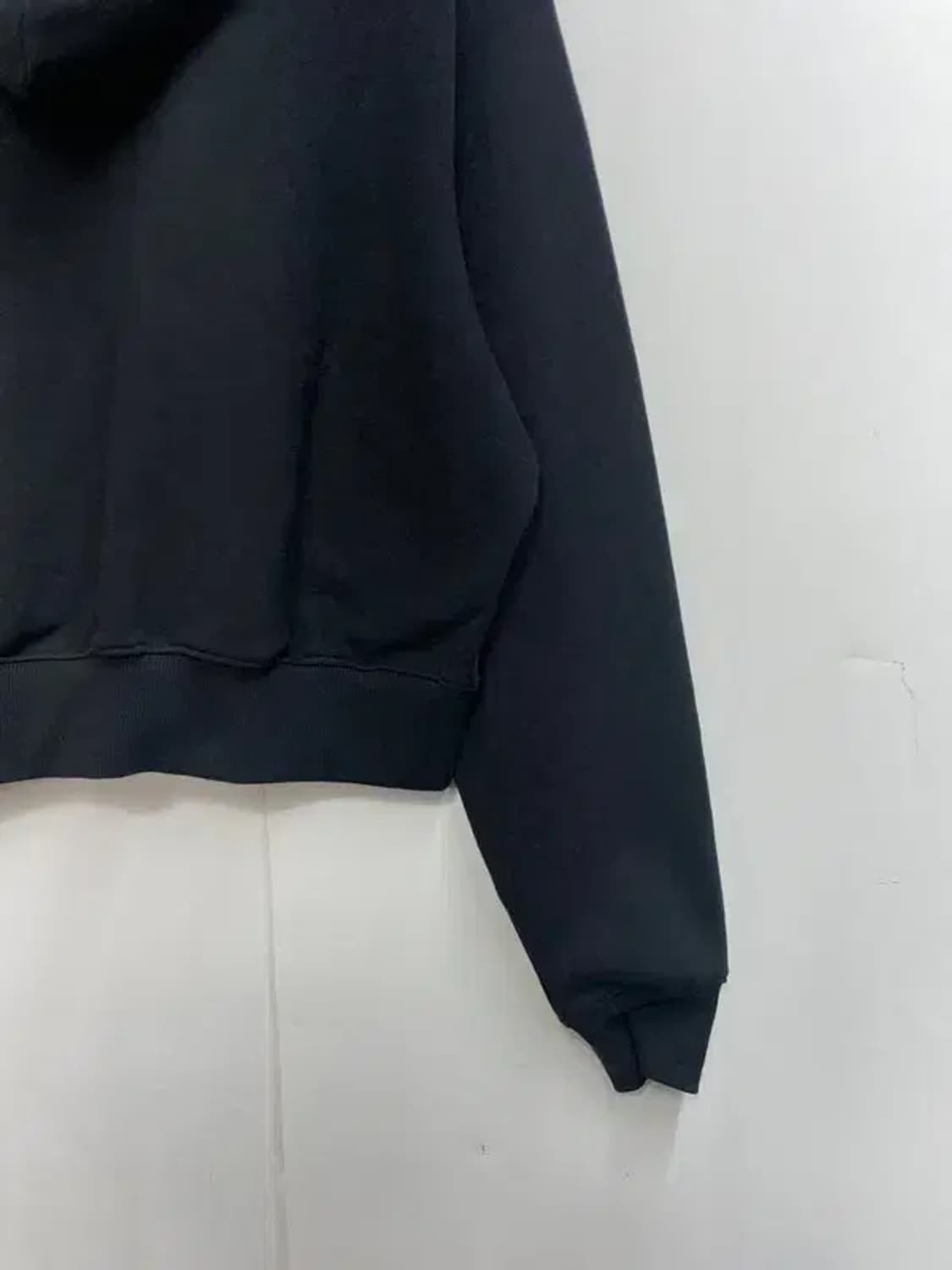 스몰 미사용 에프디알 패턴오버핏 후드 후디 블랙 상품이미지8