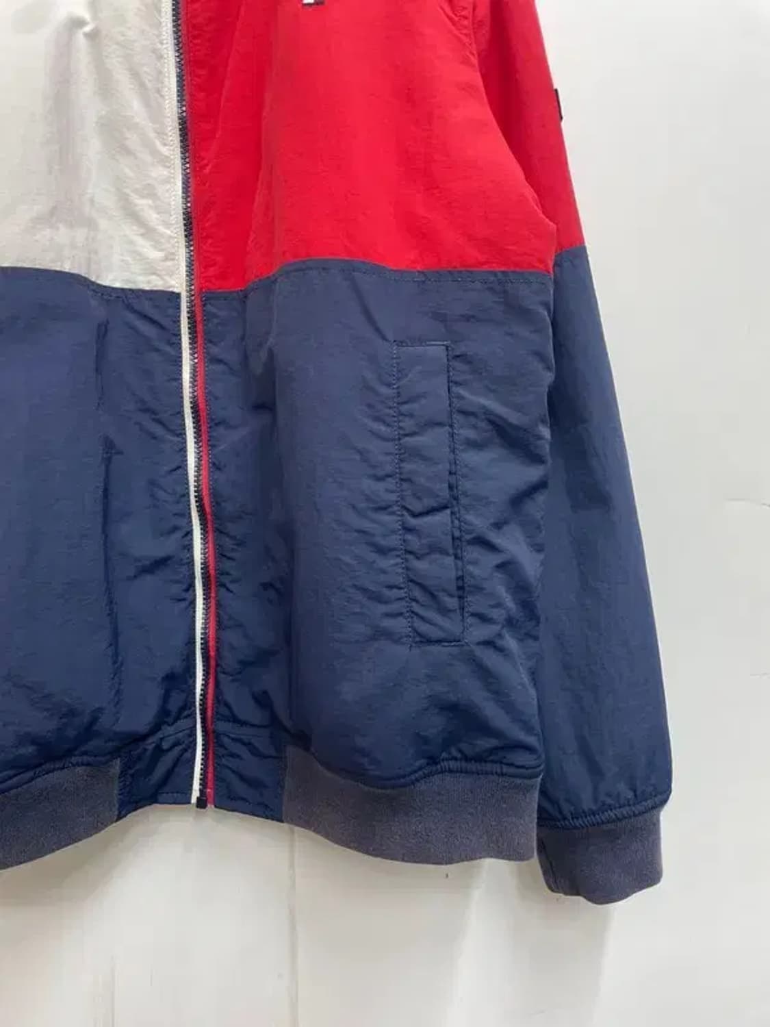 라지 타미 진스 컬러블록 투톤 배색 패딩 다운 점퍼 상품이미지3