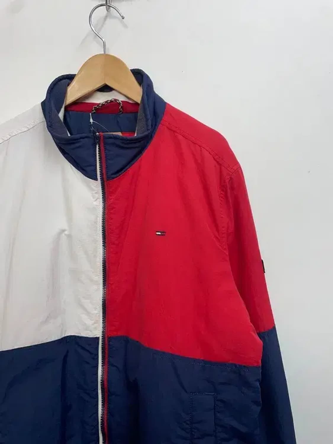 라지 타미 진스 컬러블록 투톤 배색 패딩 다운 점퍼 상품이미지4