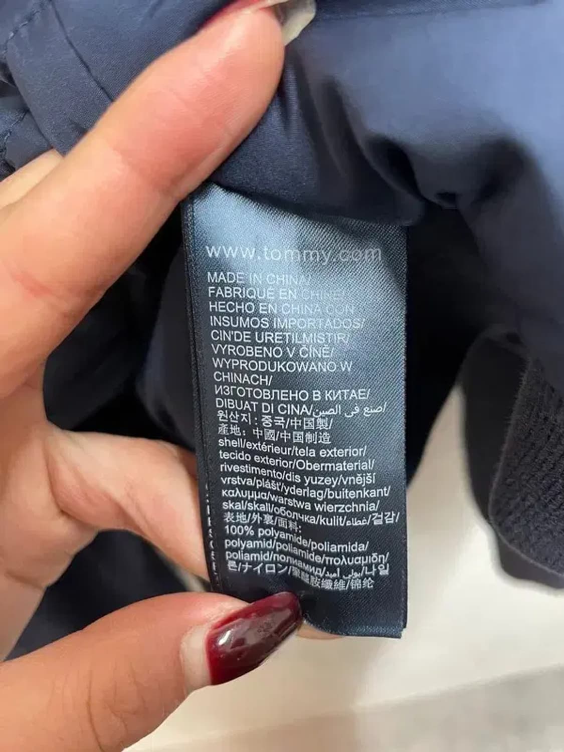 라지 타미 진스 컬러블록 투톤 배색 패딩 다운 점퍼 상품이미지7