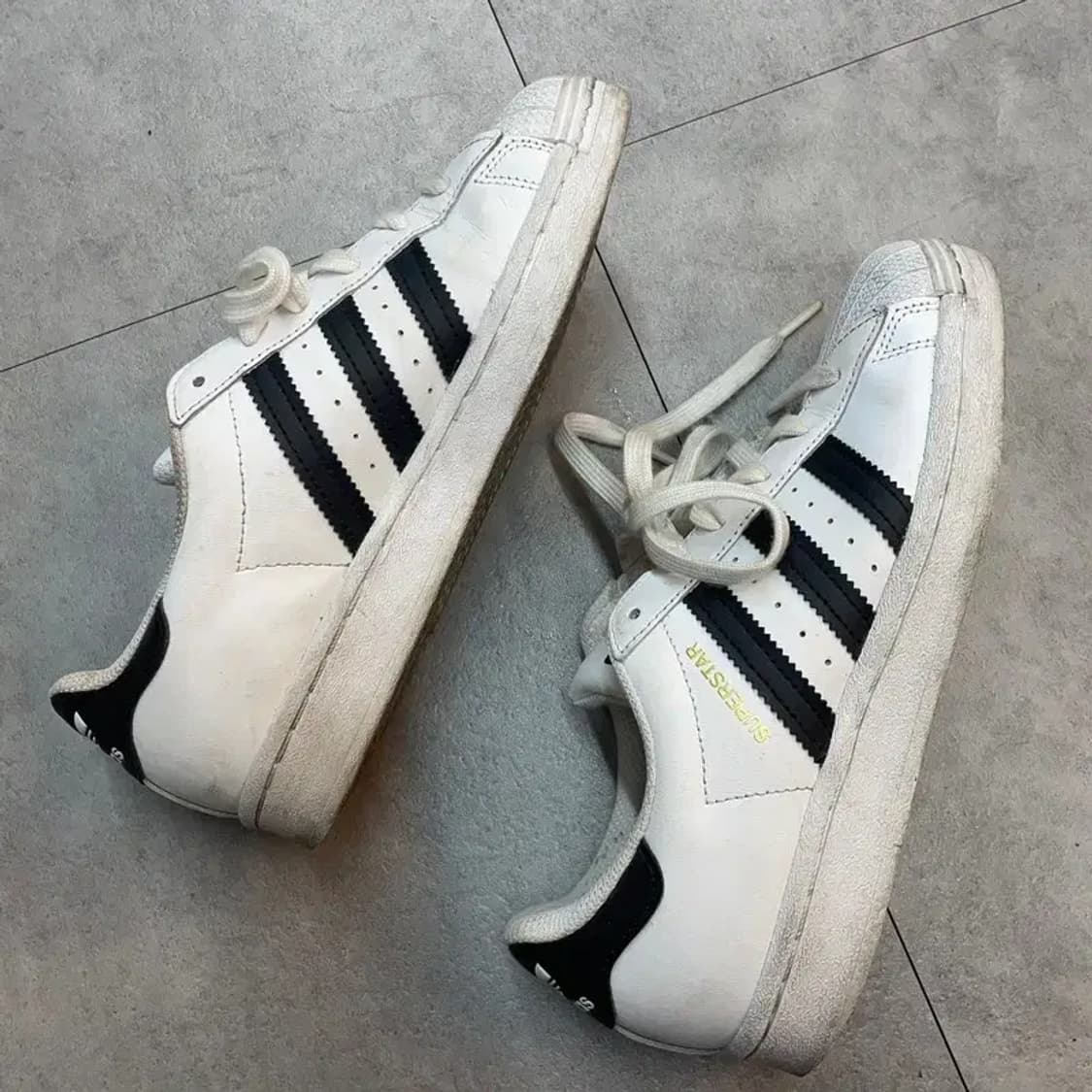 230 아디다스 오리지널스 슈퍼스타 스니커즈 화이트 상품이미지3