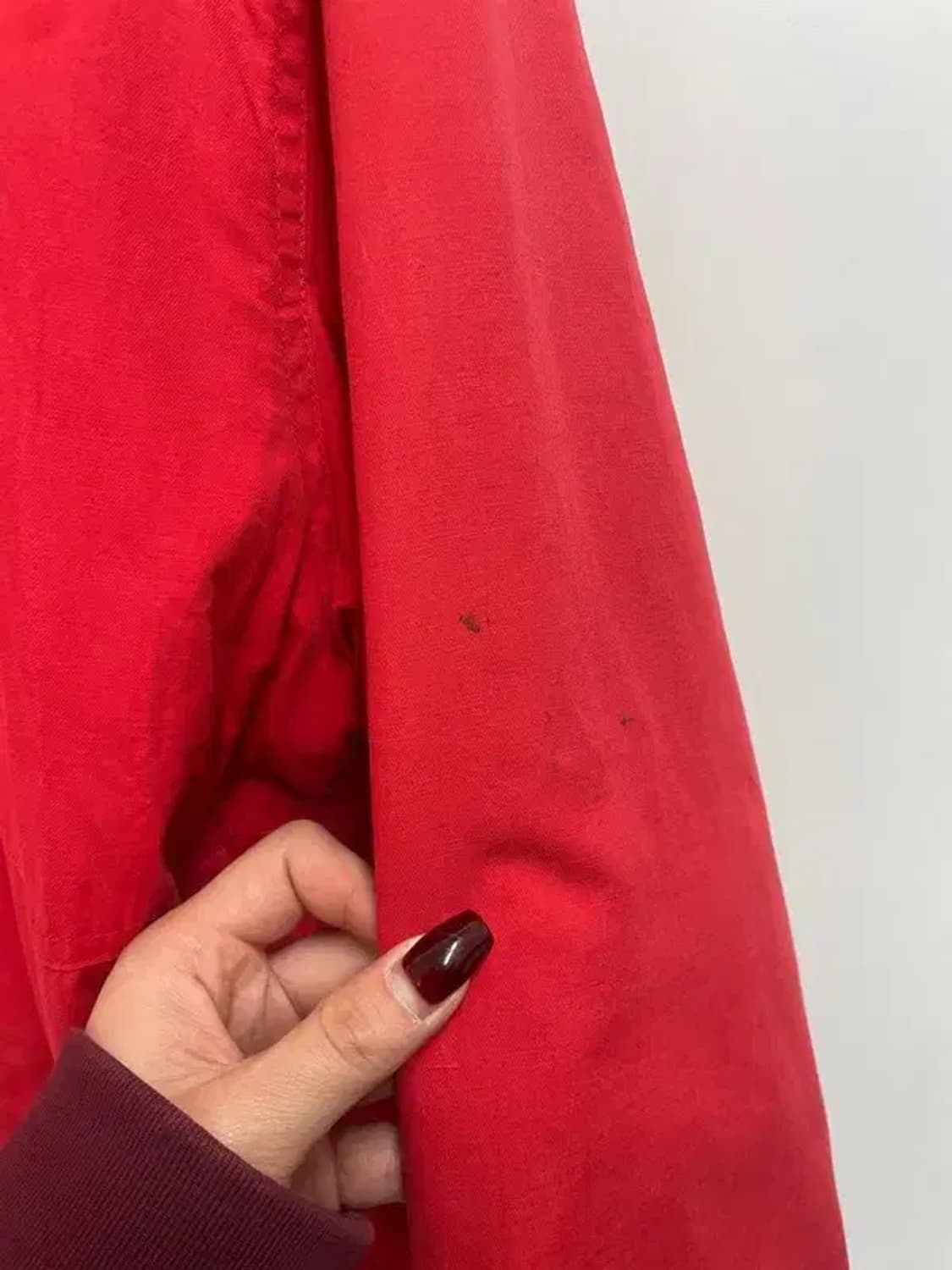 라지 라코스테 올드스쿨 블루종 자켓 레드 상품이미지10