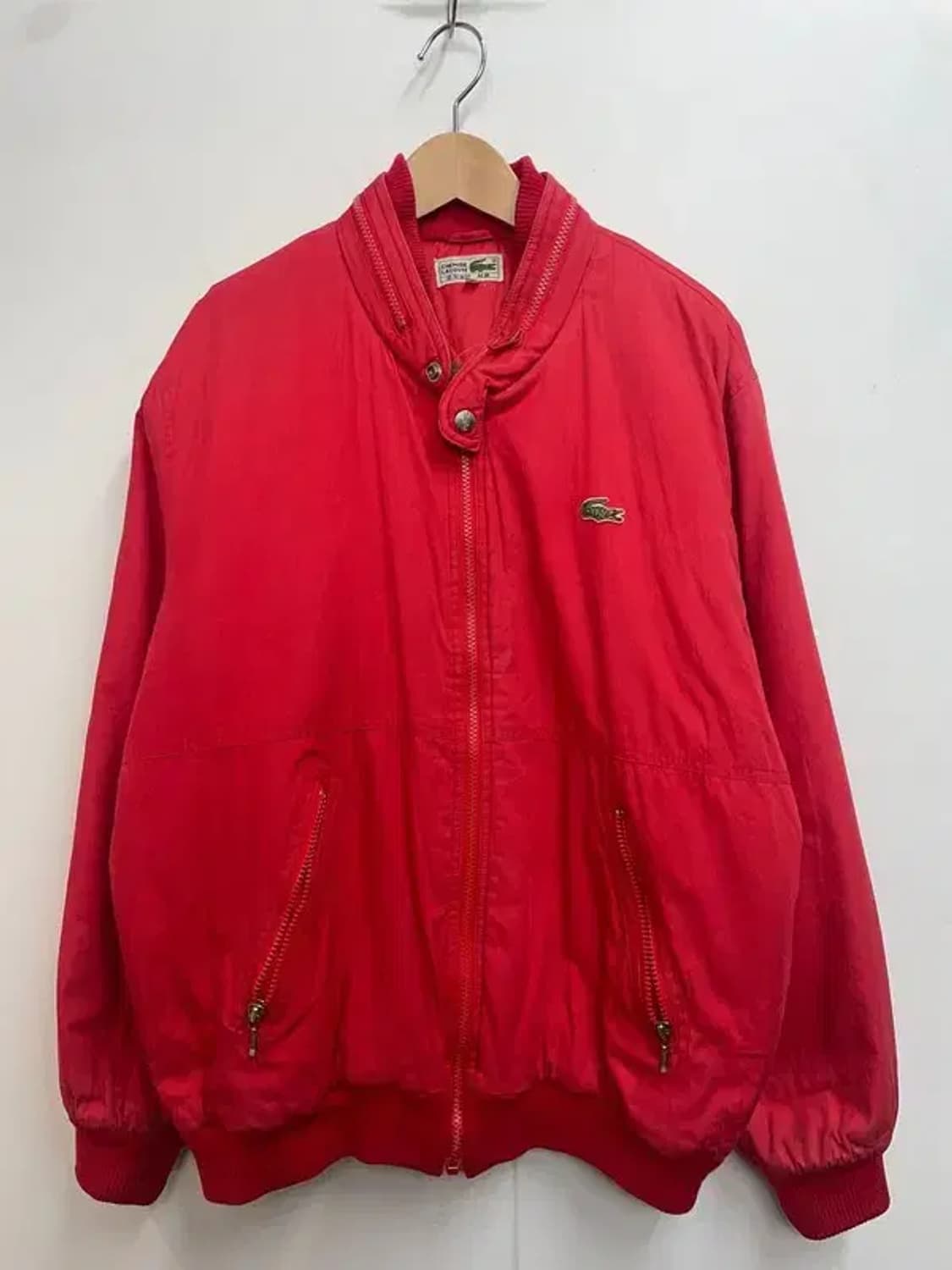 라지 라코스테 올드스쿨 블루종 자켓 레드 상품이미지2