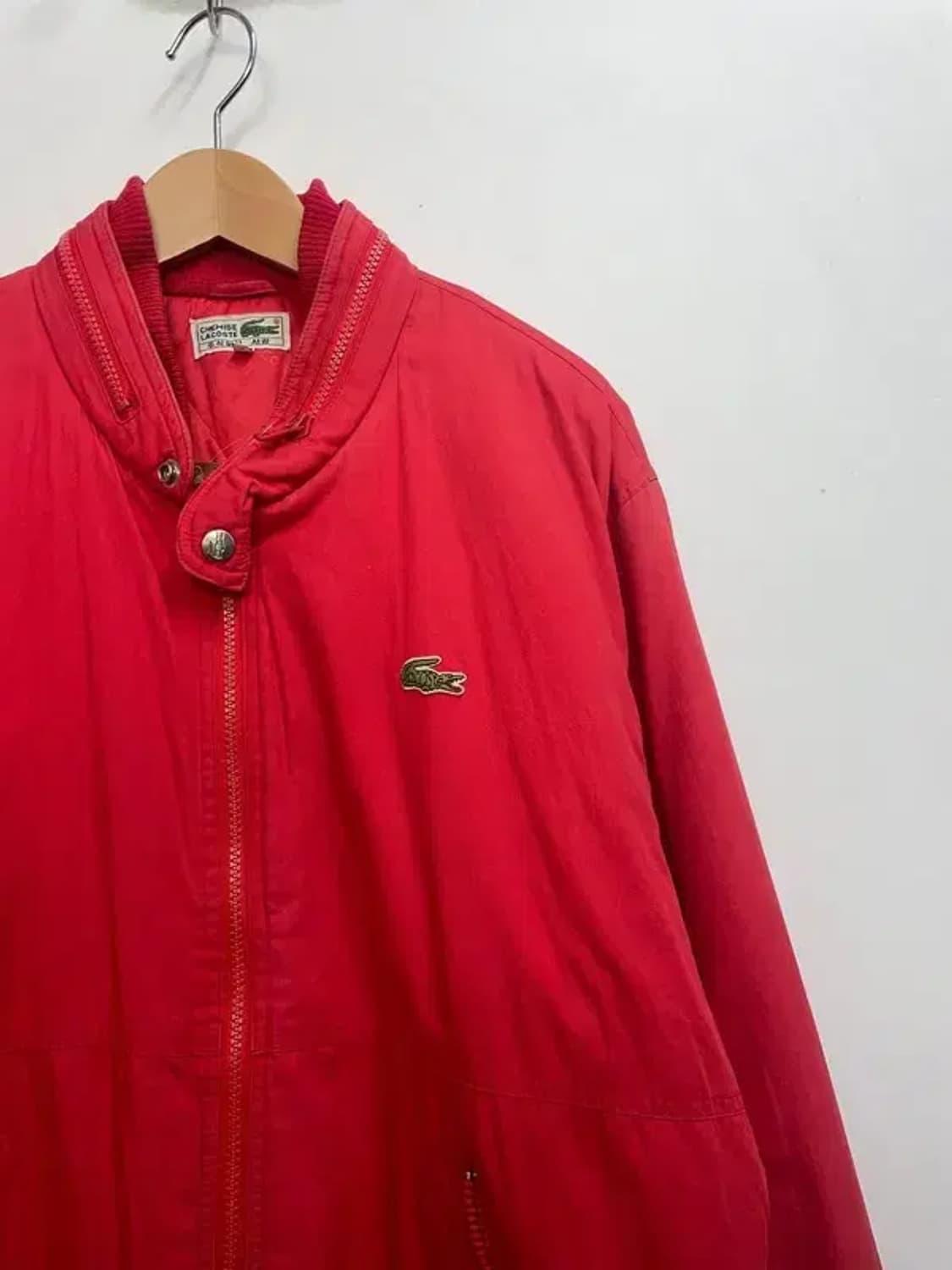 라지 라코스테 올드스쿨 블루종 자켓 레드 상품이미지4