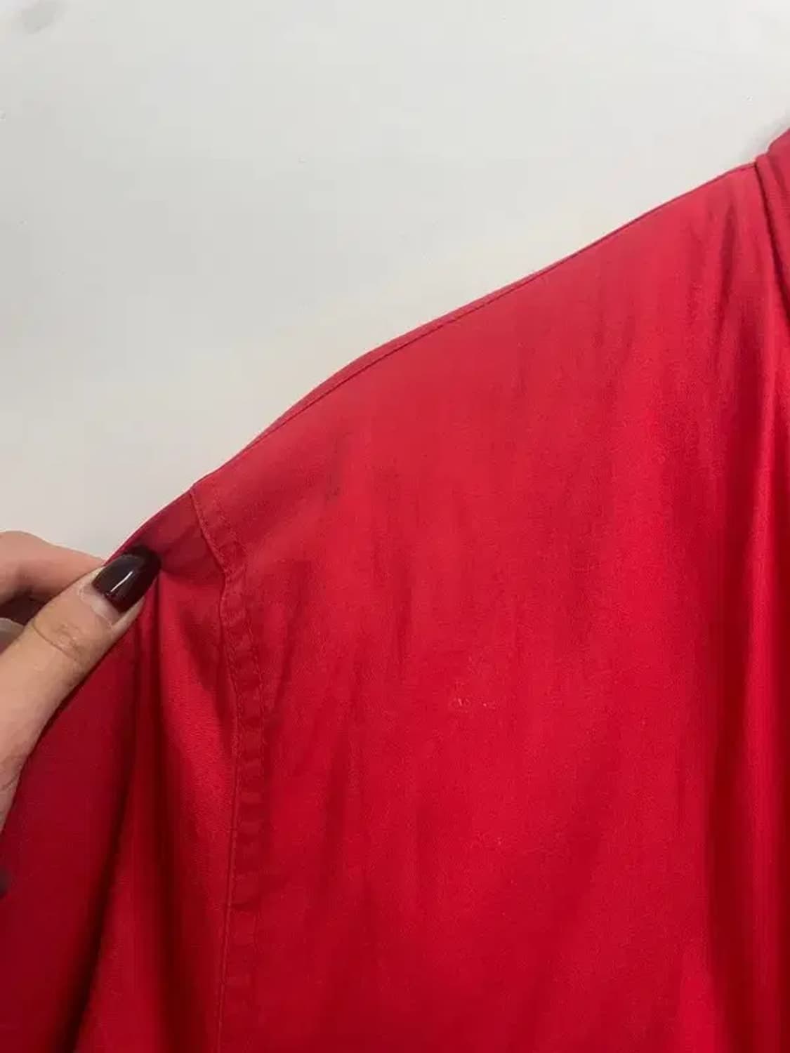 라지 라코스테 올드스쿨 블루종 자켓 레드 상품이미지8