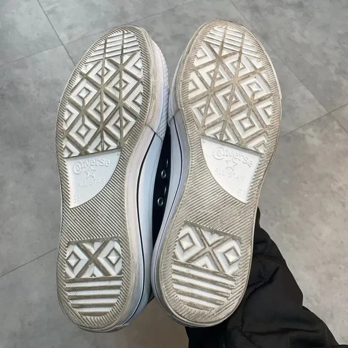 250 컨버스 척 테일러 올스타 리프트 하이 블랙 화이트 상품이미지9