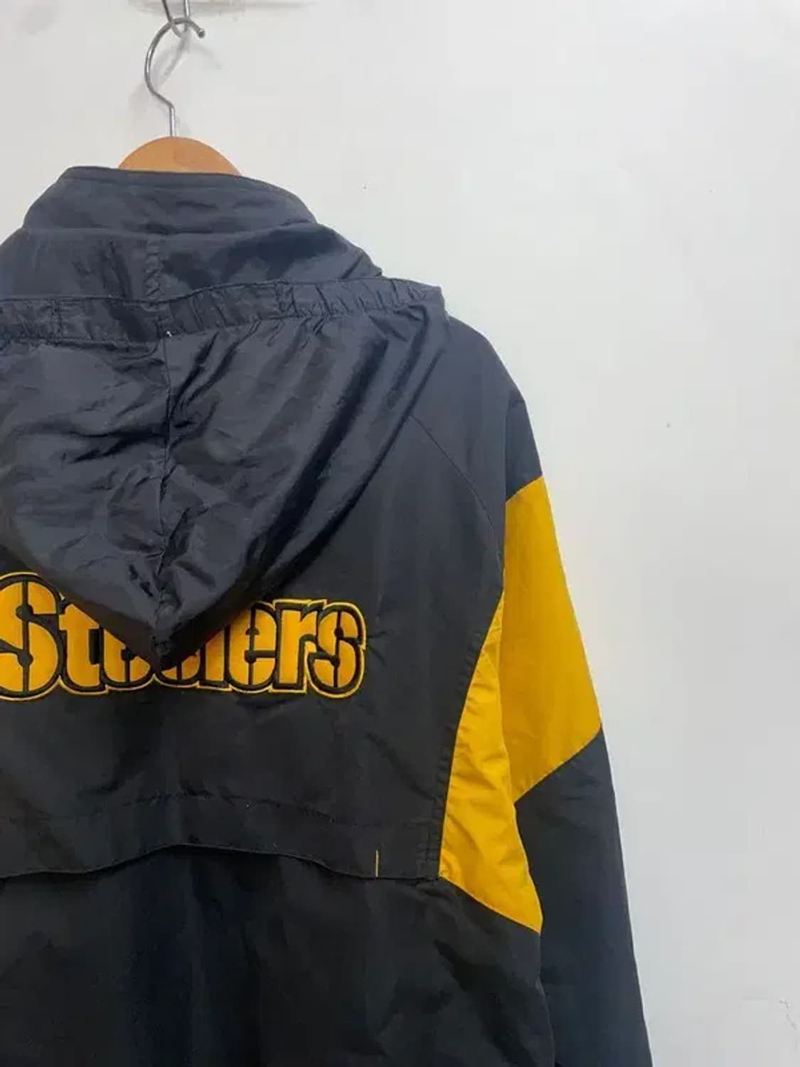 XL NFL 리복 피츠버그 스틸러스 바람막이 자켓 블랙 상품이미지10