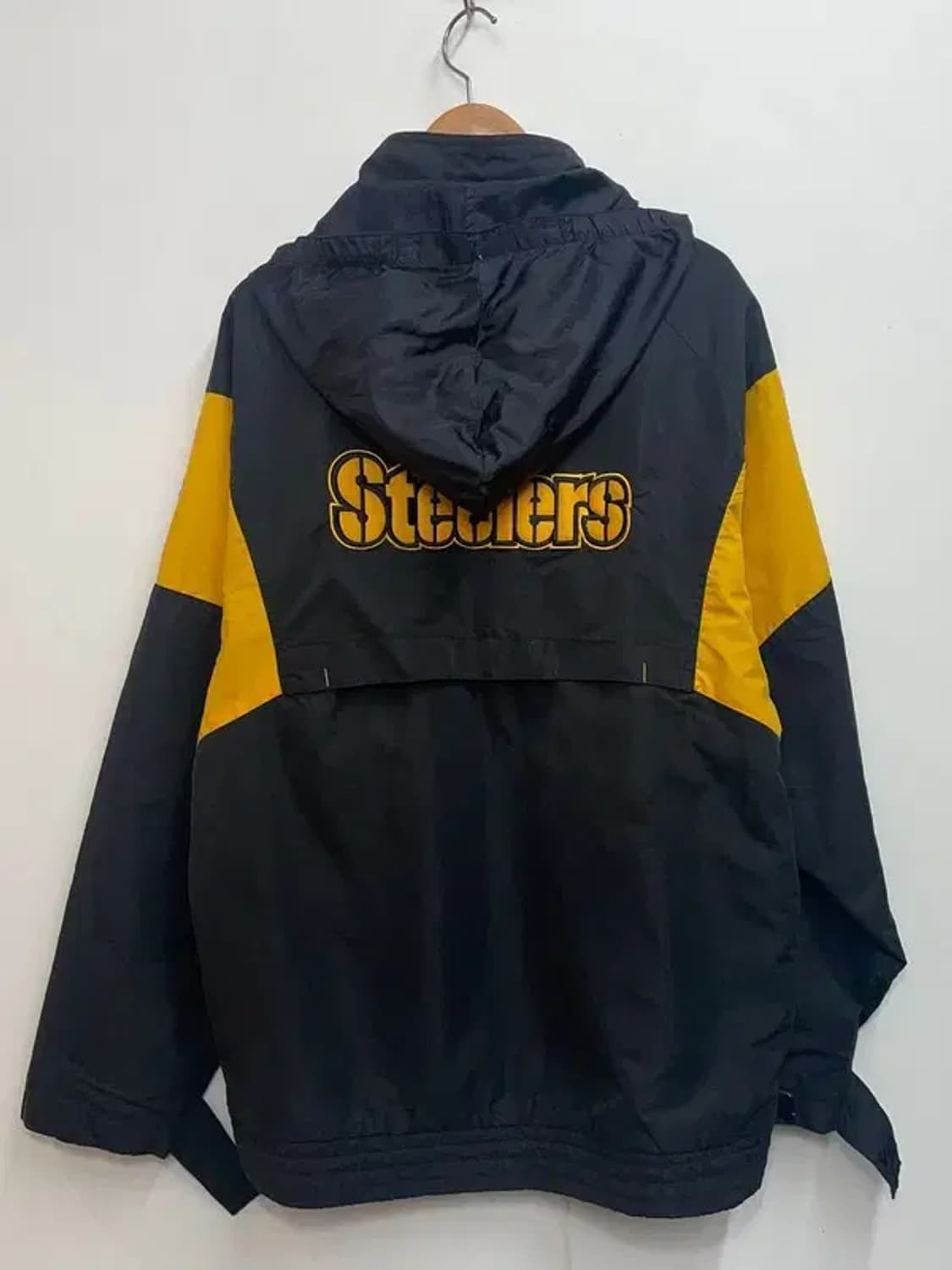 XL NFL 리복 피츠버그 스틸러스 바람막이 자켓 블랙 상품이미지8