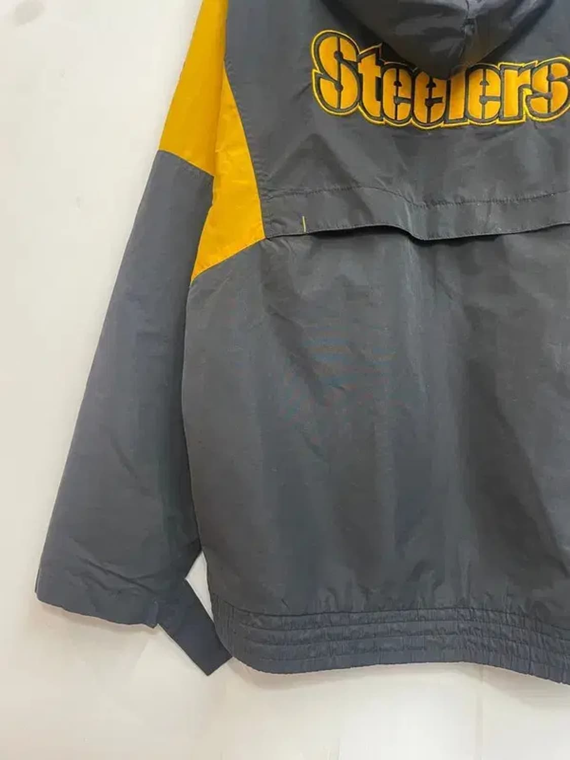 XL NFL 리복 피츠버그 스틸러스 바람막이 자켓 블랙 상품이미지9