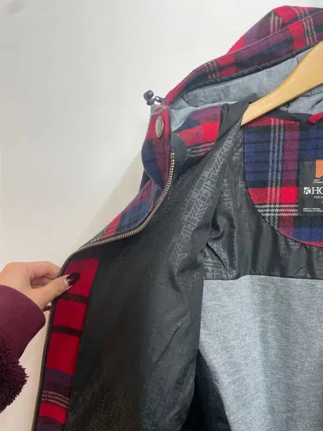 미디움 새상품 홀덴 여자 기모 스키 스노우보드 자켓 레드 상품이미지7