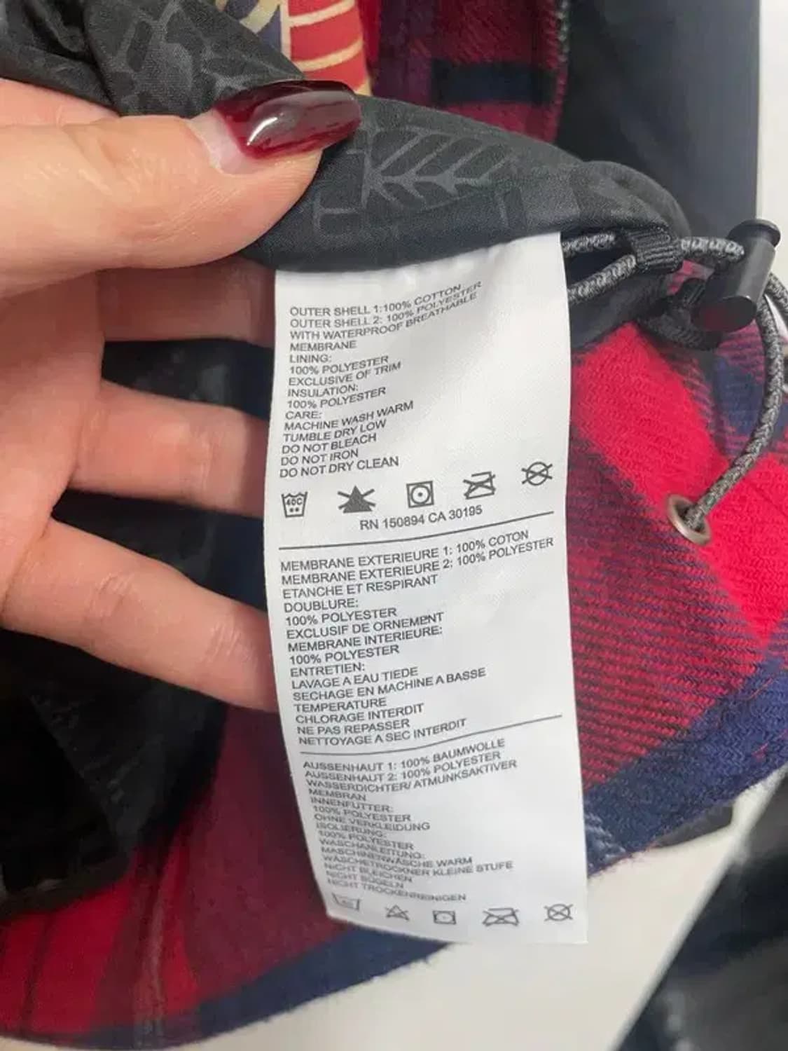 미디움 새상품 홀덴 여자 기모 스키 스노우보드 자켓 레드 상품이미지9