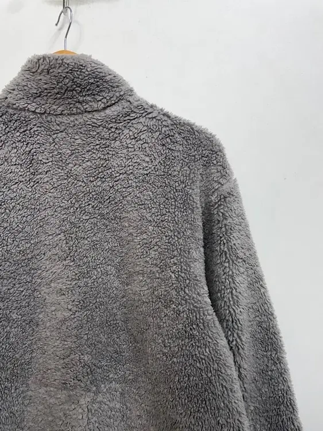 라지 아이더 겨울 뽀글이 후리스 플리스 자켓 그레이 상품이미지10