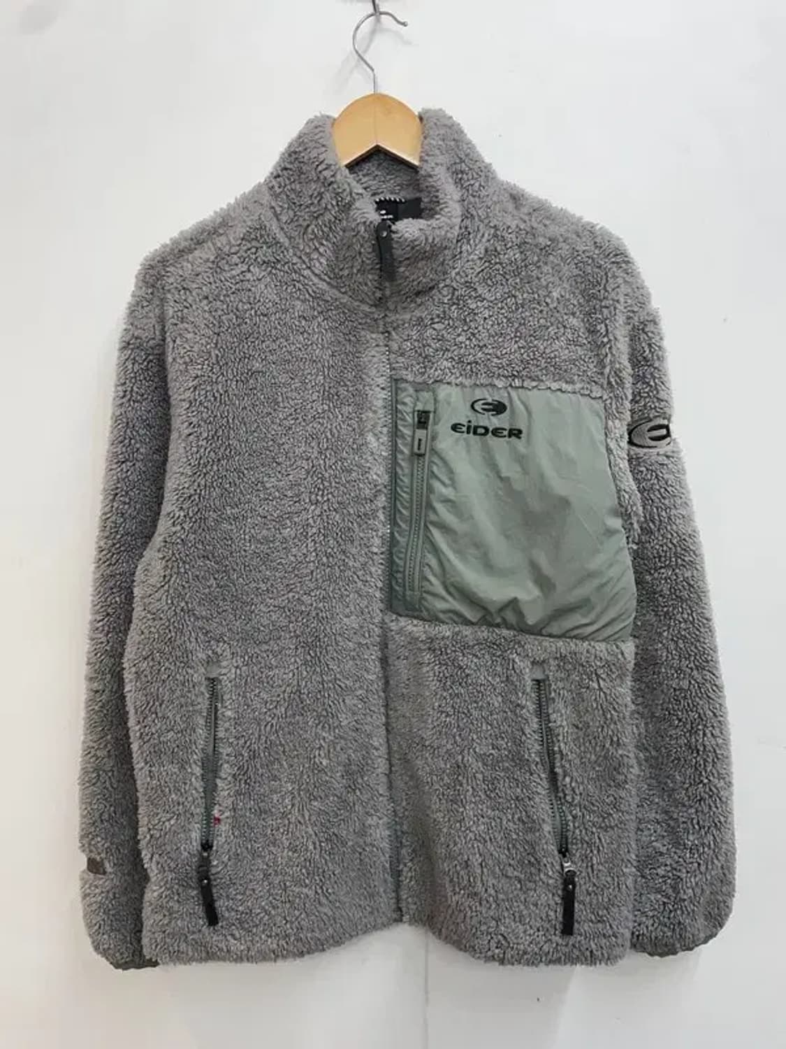 라지 아이더 겨울 뽀글이 후리스 플리스 자켓 그레이 상품이미지2