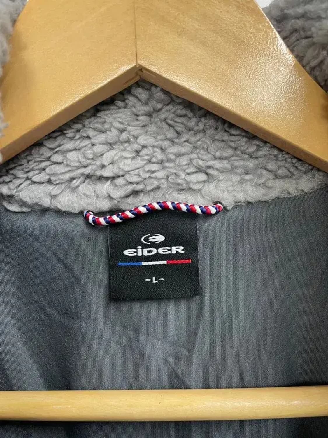 라지 아이더 겨울 뽀글이 후리스 플리스 자켓 그레이 상품이미지5