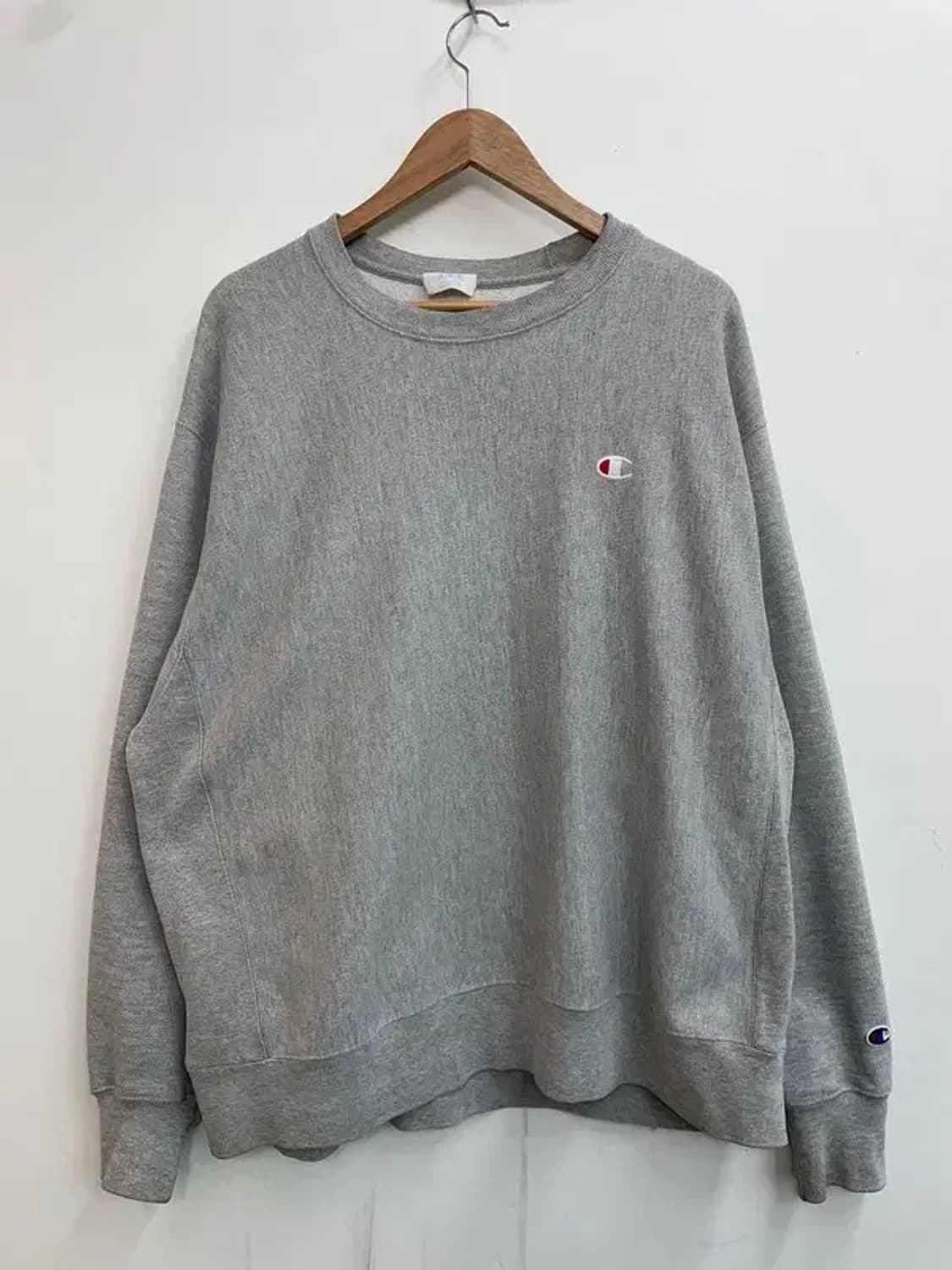 XL  챔피온 리버스위브 맨투맨 스웨트셔츠 그레이 상품이미지2