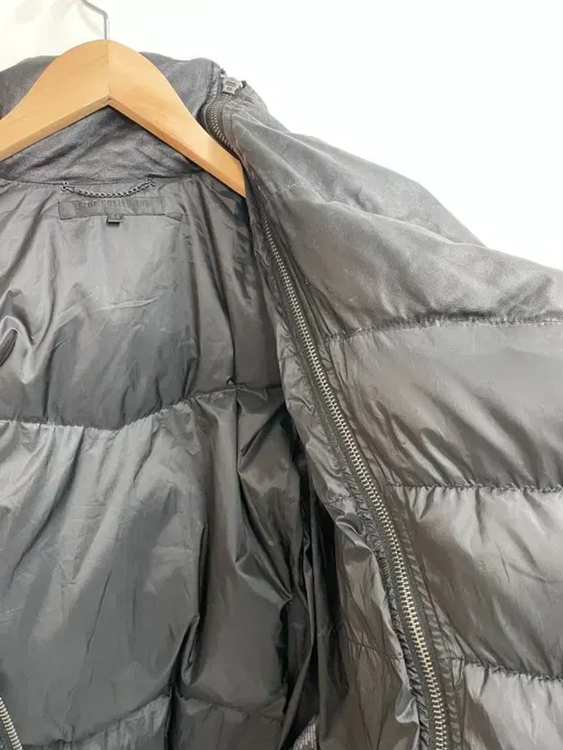 이쥬컬렉션 양가죽 레더 사선 점퍼 자켓 상품이미지9