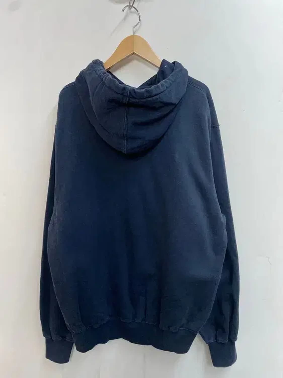 라지 디스이즈네버댓 T-로고 후드티 네이비 상품이미지8