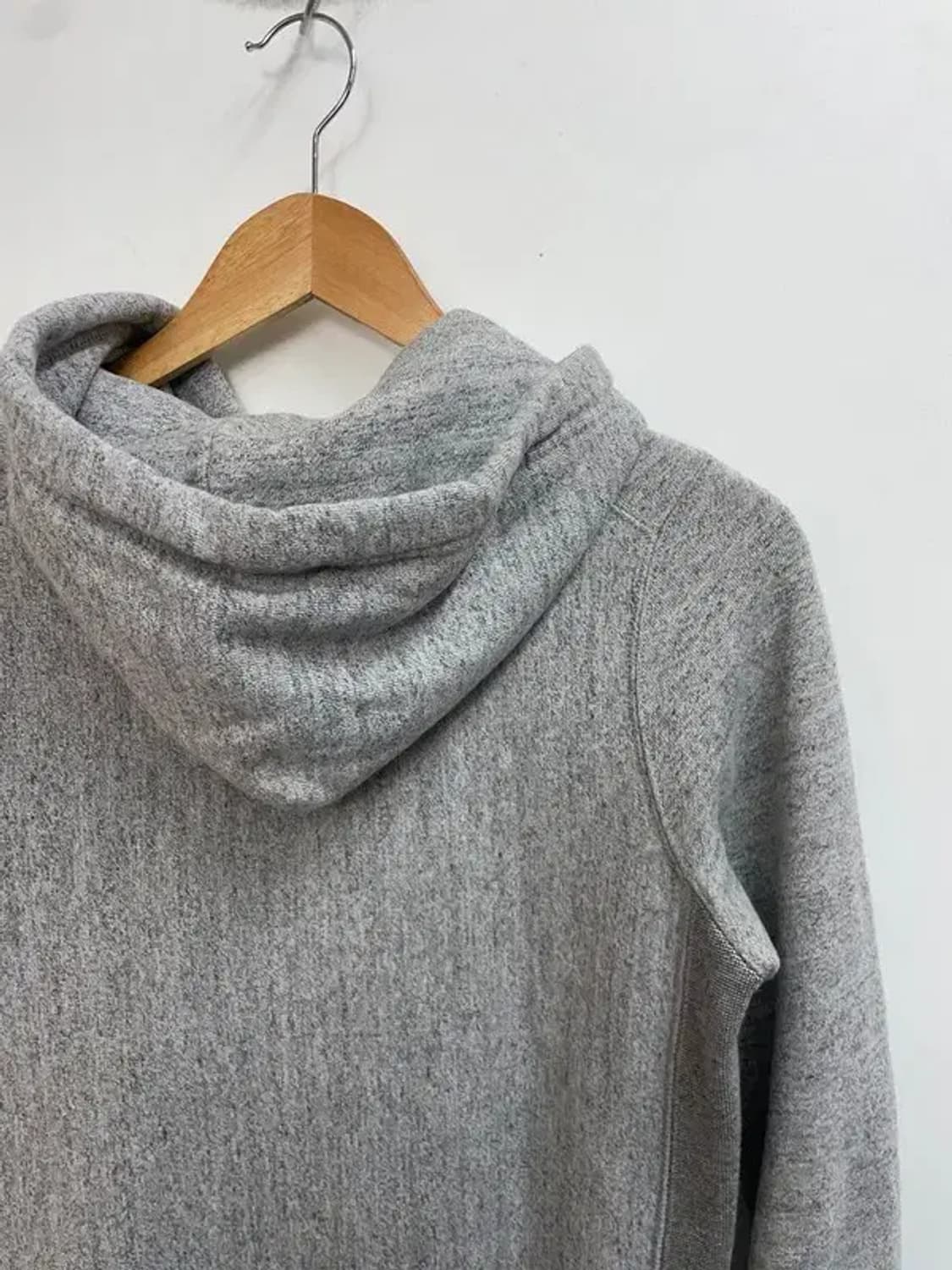 라지 여성 챔피온 리버스 위브 풀집 후드 집업 그레이 상품이미지10