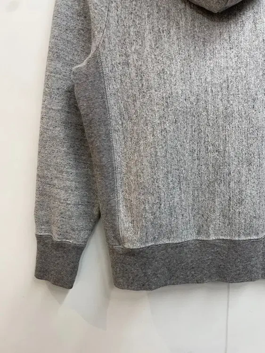 라지 여성 챔피온 리버스 위브 풀집 후드 집업 그레이 상품이미지9